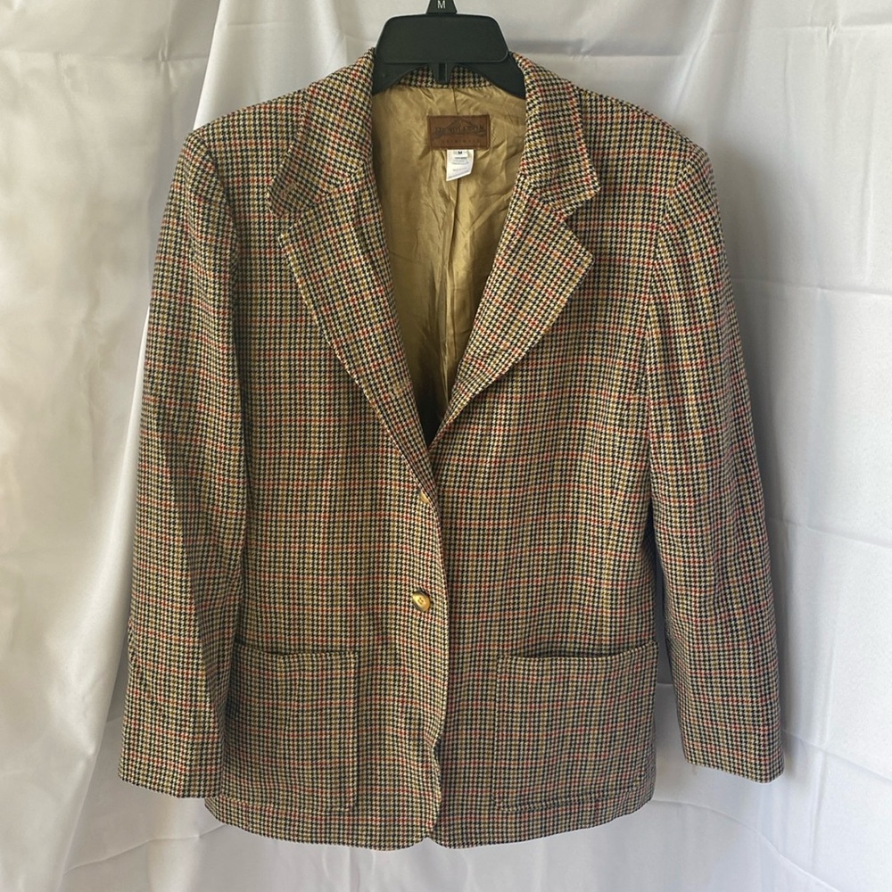 Pendleton Houndstooth Wool Jacket - image 1